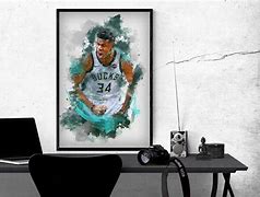 Image result for Giannis Antetokounmpo Wall Art