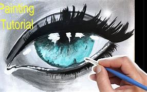 Image result for Acrylic Eye Painting