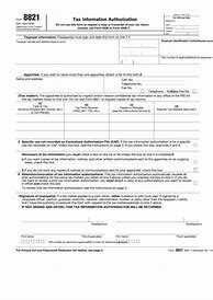 Image result for Free Printable IRS Form 8821