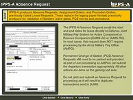 Image result for Absence Request IPPS-A