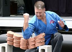 Image result for Karate Breaking Cinder Block