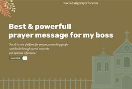 Image result for A Prayer for My Boss