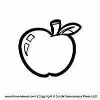 Image result for Apple BW Clip Art