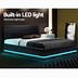 Image result for Floating Bed with LED Lights