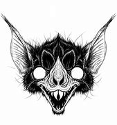 Image result for Bat Head Sketch