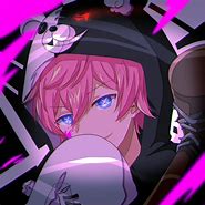 Image result for Emo Anime Boy with Pink Hair