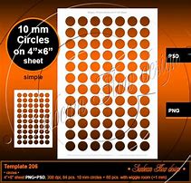 Image result for 10Mm Circle Pattern in Inches