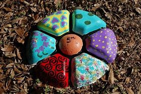Image result for Handprint Stepping Stones