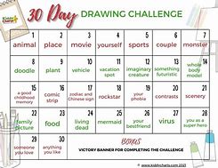 Image result for 30-Day Drawing Prompts