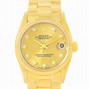 Image result for Gold Rolex with Diamonds