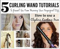Image result for Curling Wand Tutorial