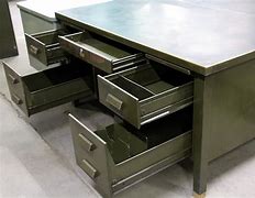 Image result for Metal Military Desk Drawer Dividers