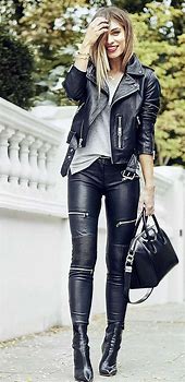 Image result for Leather in Fashion