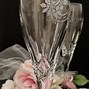 Image result for Crystal Wedding Champagne Flutes