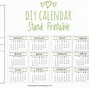 Image result for DIY Calendar Standee