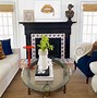 Image result for Living Room with a Fireplace and TV Over Top