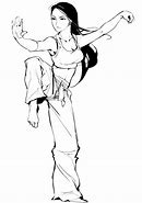 Image result for Martial Arts Drawing