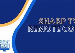 Image result for Universal Remote Control Codes Sharp TV