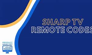 Image result for Sharp TV Code List