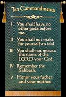 Image result for 10 Commandments Christian