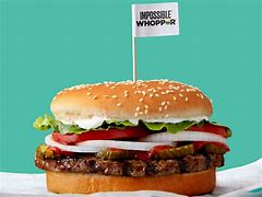 Image result for Impossible Whopper Burger