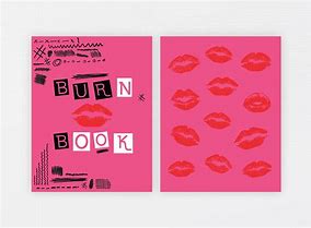 Image result for Mean Girls Burn Book Back