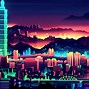Image result for Screensaver Night City Animation