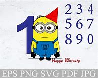 Image result for Minion Witha Number 4