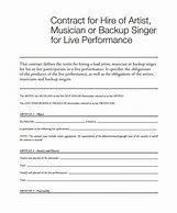 Image result for Music Video Contract Template