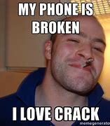 Image result for Cracked Cell Phone Screen Meme
