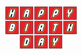 Image result for LEGO Number 5 Birthday Sign