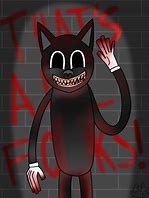 Image result for Cartoon Cat Horror