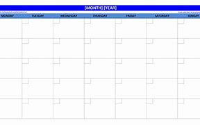 Image result for Printable Calendar Excel