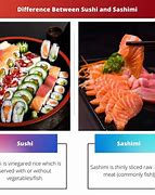 Image result for What Is the Difference Between Sushi Sashimi