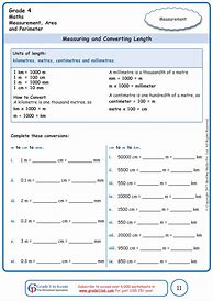 Image result for 4th Grade Measurement Worksheets Printable