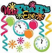 Image result for Clip Art New Year's Eve Party
