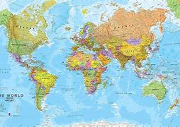 Image result for World Map Actual Size
