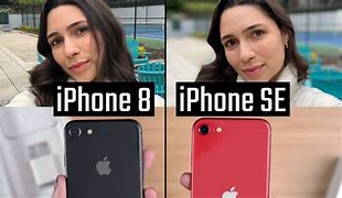 Image result for Black iPhone 8 vs Black iPhone SE