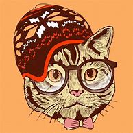 Image result for Hipster Cat iPhone Wallpaper