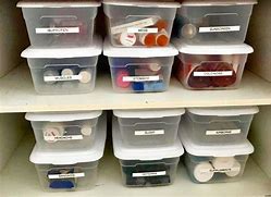 Image result for Small Medication Bins for Storage