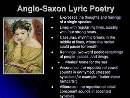 Image result for Anglo-Saxon Poetry