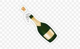 Image result for Emoji Champagne Bottle Popping