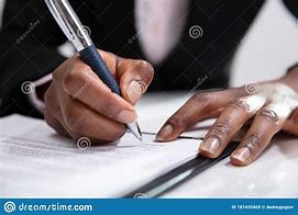 Image result for Female Office Contract Signing