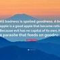 Image result for Rotten Apple Quote