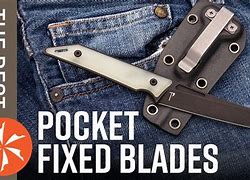 Image result for Fixed Blade Pocket Knives