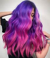 Image result for Galaxy Color Hair Streaks