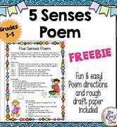 Image result for Five Little Senses Poem