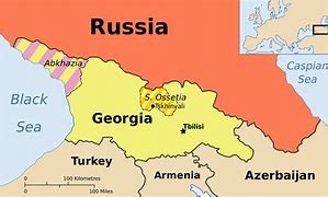 Image result for Georgia-Russia Ukraine Map