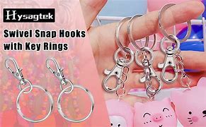 Image result for Key Ring Clips Blue