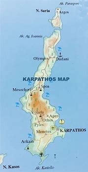 Image result for Karpathos Map
